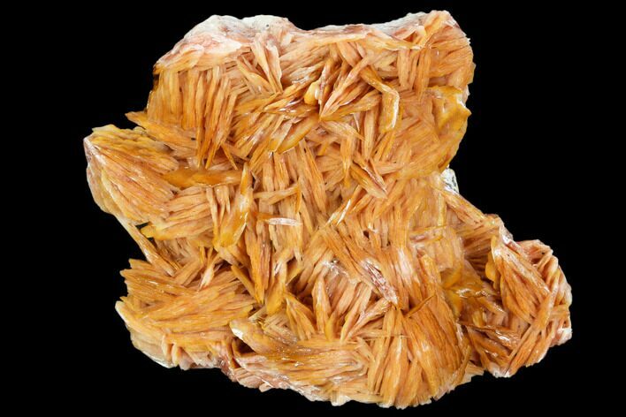 Pink and Orange Bladed Barite - Mibladen, Morocco #103728